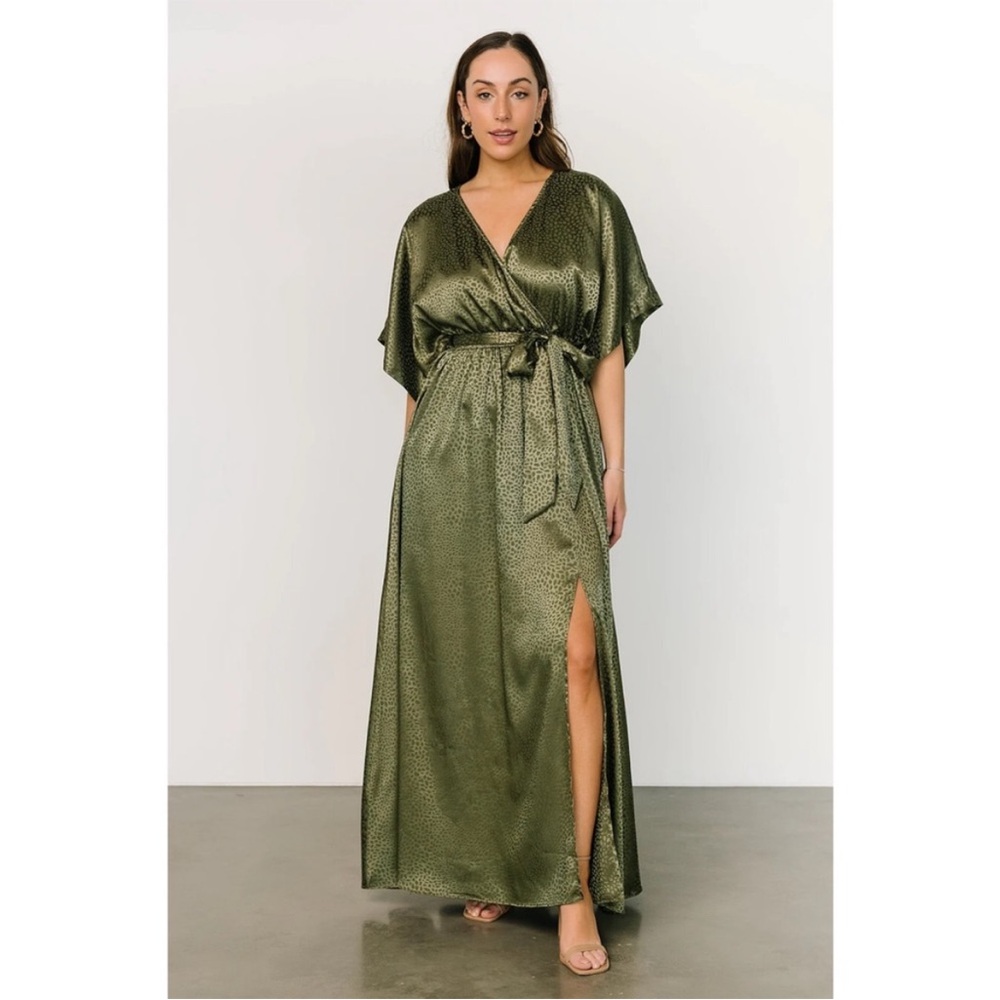 Baltic Born Olive Green Maxi Dress